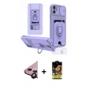 MARSİLYAN™- iPhone 11 Kılıf Vadi Form Prime - Siyah Buffer Cam Ekran Koruyucu + Raze Metal Kamera Lens - SH