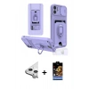 MARSİLYAN™- iPhone 11 Kılıf Vadi Form Prime - Siyah Buffer Hayalet Cam Ekran Koruyucu + Raze Metal Kamera Lens - GS