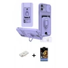MARSİLYAN™- iPhone 11 Kılıf Vadi Form Prime - Siyah Buffer Hayalet Cam Ekran Koruyucu + Renkli Kamera Lens Koruma Cam - YL