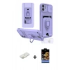 MARSİLYAN™- iPhone 11 Kılıf Vadi Form Prime - Siyah Buffer Hayalet Cam Ekran Koruyucu + Renkli Kamera Lens Koruma Cam - TU