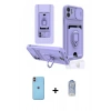 MARSİLYAN™- iPhone 11 Kılıf Vadi Form Prime - Siyah Joko Magic 5D Cam + Neon Fosforlu Kamera Lens - TU