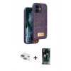 MARSİLYAN™- iPhone 11 Kılıf Vadi Klasik Serisi - Şeffaf 360 Full Body Arka Koruyucu + Pers Alüminyum Kamera Lens - YL