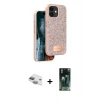 MARSİLYAN™- iPhone 11 Kılıf Vadi Klasik Serisi - Şeffaf 360 Full Body Arka Koruyucu + Pers Alüminyum Kamera Lens - YL