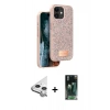 MARSİLYAN™- iPhone 11 Kılıf Vadi Klasik Serisi - Şeffaf 360 Full Body Arka Koruyucu + Raze Metal Kamera Lens - GS