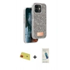 MARSİLYAN™- iPhone 11 Kılıf Vadi Klasik Serisi - Şeffaf Pasifik Cam Ekran Koruyucu + Rainbow Kamera Lens Koruma Cam - KI