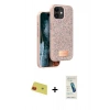 MARSİLYAN™- iPhone 11 Kılıf Vadi Klasik Serisi - Şeffaf Pasifik Cam Ekran Koruyucu + Rainbow Kamera Lens Koruma Cam - KI