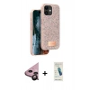 MARSİLYAN™- iPhone 11 Kılıf Vadi Klasik Serisi - Şeffaf Pasifik Cam Ekran Koruyucu + Raze Metal Kamera Lens - SH