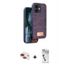 MARSİLYAN™- iPhone 11 Kılıf Vadi Klasik Serisi - Şeffaf Uv Polymer Nano Ekran Koruyucu + Pers Alüminyum Kamera Lens - KI