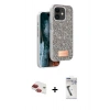 MARSİLYAN™- iPhone 11 Kılıf Vadi Klasik Serisi - Şeffaf Uv Polymer Nano Ekran Koruyucu + Pers Alüminyum Kamera Lens - KI