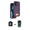 MARSİLYAN™- iPhone 11 Kılıf Vadi Klasik Serisi - Siyah 360 Mat Full Body Arka Koruyucu + PVD Metal Kamera Lens - SH