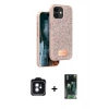 MARSİLYAN™- iPhone 11 Kılıf Vadi Klasik Serisi - Siyah 360 Mat Full Body Arka Koruyucu + PVD Metal Kamera Lens - MI