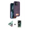 MARSİLYAN™- iPhone 11 Kılıf Vadi Klasik Serisi - Siyah 360 Mat Full Body Arka Koruyucu + Raze Metal Kamera Lens - KI