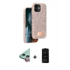 MARSİLYAN™- iPhone 11 Kılıf Vadi Klasik Serisi - Siyah 6D Antistatik Mat Seramik Hayalet Nano Ekran Koruyucu + Raze Metal Kamera Lens - KI