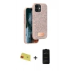 MARSİLYAN™- iPhone 11 Kılıf Vadi Klasik Serisi - Siyah 6D Antistatik Mat Seramik Hayalet Nano Ekran Koruyucu + Rainbow Kamera Lens Koruma Cam - KI