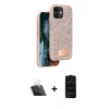 MARSİLYAN™- iPhone 11 Kılıf Vadi Klasik Serisi - Siyah 6D Antistatik Mat Seramik Hayalet Nano Ekran Koruyucu + Kamera Lens Koruma Cam - SF