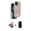MARSİLYAN™- iPhone 11 Kılıf Vadi Klasik Serisi - Siyah 6D Antistatik Mat Seramik Hayalet Nano Ekran Koruyucu + Raze Metal Kamera Lens - SH