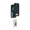 MARSİLYAN™- iPhone 11 Kılıf Vadi Klasik Serisi - Siyah 6D Mat Seramik Hayalet Nano Ekran Koruyucu