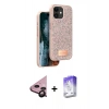 MARSİLYAN™- iPhone 11 Kılıf Vadi Klasik Serisi - Siyah Bilvis 5in1 3D Magic Cam Ekran Koruyucu + Raze Metal Kamera Lens - SH