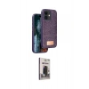 MARSİLYAN™- iPhone 11 Kılıf Vadi Klasik Serisi - Siyah Bilvis Hayalet Cam Ekran Koruyucu