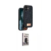 MARSİLYAN™- iPhone 11 Kılıf Vadi Klasik Serisi - Siyah Bilvis Hayalet Cam Ekran Koruyucu