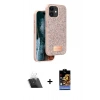 MARSİLYAN™- iPhone 11 Kılıf Vadi Klasik Serisi - Siyah Buffer Hayalet Cam Ekran Koruyucu + Kamera Lens Koruma Cam - SF