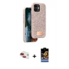 MARSİLYAN™- iPhone 11 Kılıf Vadi Klasik Serisi - Siyah Buffer Hayalet Cam Ekran Koruyucu + Pers Alüminyum Kamera Lens - KI