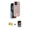 MARSİLYAN™- iPhone 11 Kılıf Vadi Klasik Serisi - Siyah Buffer Hayalet Cam Ekran Koruyucu + Rainbow Kamera Lens Koruma Cam - KI