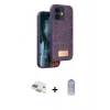 MARSİLYAN™- iPhone 11 Kılıf Vadi Klasik Serisi - Siyah Joko Magic 5D Cam + Pers Alüminyum Kamera Lens - GD