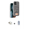 MARSİLYAN™- iPhone 11 Kılıf Vadi Klasik Serisi - Siyah Joko Magic 5D Cam + Pers Alüminyum Kamera Lens - GD
