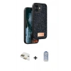 MARSİLYAN™- iPhone 11 Kılıf Vadi Klasik Serisi - Siyah Joko Magic 5D Cam + Pers Alüminyum Kamera Lens - GD