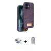 MARSİLYAN™- iPhone 11 Kılıf Vadi Klasik Serisi - Siyah Joko Magic 5D Cam + Pers Alüminyum Kamera Lens - GI