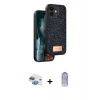 MARSİLYAN™- iPhone 11 Kılıf Vadi Klasik Serisi - Siyah Joko Magic 5D Cam + Pers Alüminyum Kamera Lens - GI