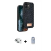 MARSİLYAN™- iPhone 11 Kılıf Vadi Klasik Serisi - Siyah Joko Magic 5D Cam + Pers Alüminyum Kamera Lens - YL