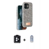 MARSİLYAN™- iPhone 11 Kılıf Vadi Klasik Serisi - Siyah Joko Magic 5D Cam + PVD Metal Kamera Lens - MI