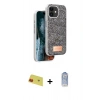 MARSİLYAN™- iPhone 11 Kılıf Vadi Klasik Serisi - Siyah Joko Magic 5D Cam + Rainbow Kamera Lens Koruma Cam - KI