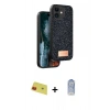 MARSİLYAN™- iPhone 11 Kılıf Vadi Klasik Serisi - Siyah Joko Magic 5D Cam + Rainbow Kamera Lens Koruma Cam - KI