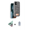 MARSİLYAN™- iPhone 11 Kılıf Vadi Klasik Serisi - Siyah Joko Magic 5D Cam + Raze Metal Kamera Lens - KI