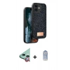 MARSİLYAN™- iPhone 11 Kılıf Vadi Klasik Serisi - Siyah Joko Magic 5D Cam + Raze Metal Kamera Lens - KI