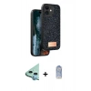 MARSİLYAN™- iPhone 11 Kılıf Vadi Klasik Serisi - Siyah Joko Magic 5D Cam + Raze Metal Kamera Lens - MI