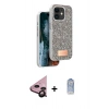 MARSİLYAN™- iPhone 11 Kılıf Vadi Klasik Serisi - Siyah Joko Magic 5D Cam + Raze Metal Kamera Lens - SH