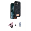 MARSİLYAN™- iPhone 11 Kılıf Vadi Klasik Serisi - Siyah Joko Magic 5D Cam + Raze Metal Kamera Lens - SH