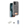 MARSİLYAN™- iPhone 11 Kılıf Vadi Klasik Serisi - Siyah Joko Magic 5D Cam + Renkli Kamera Lens Koruma Cam - SI