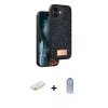 MARSİLYAN™- iPhone 11 Kılıf Vadi Klasik Serisi - Siyah Joko Magic 5D Cam + Renkli Kamera Lens Koruma Cam - SI