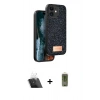 MARSİLYAN™- iPhone 11 Kılıf Vadi Klasik Serisi - Siyah Joko Magic 5D Hayalet Cam + Kamera Lens Koruma Cam - SF