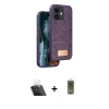 MARSİLYAN™- iPhone 11 Kılıf Vadi Klasik Serisi - Siyah Joko Magic 5D Hayalet Cam + Kamera Lens Koruma Cam - SF