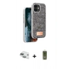 MARSİLYAN™- iPhone 11 Kılıf Vadi Klasik Serisi - Siyah Joko Magic 5D Hayalet Cam + Pers Alüminyum Kamera Lens - YL