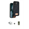 MARSİLYAN™- iPhone 11 Kılıf Vadi Klasik Serisi - Siyah Joko Magic 5D Hayalet Cam + Pers Alüminyum Kamera Lens - YL