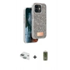 MARSİLYAN™- iPhone 11 Kılıf Vadi Klasik Serisi - Siyah Joko Magic 5D Hayalet Cam + Pers Alüminyum Kamera Lens - YL