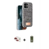 MARSİLYAN™- iPhone 11 Kılıf Vadi Klasik Serisi - Siyah Joko Magic 5D Hayalet Cam + Pers Alüminyum Kamera Lens - KI