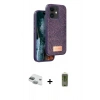 MARSİLYAN™- iPhone 11 Kılıf Vadi Klasik Serisi - Siyah Joko Magic 5D Hayalet Cam + Pers Alüminyum Kamera Lens - YL